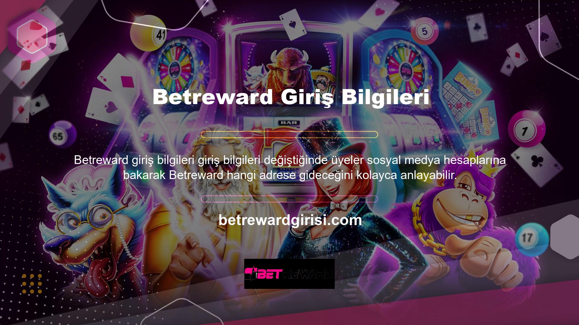 Ayrıca, şu anda web sitesine eklenen promosyonların Betreward Twitter sayfasında da bulunabileceğine dikkat edilmelidir